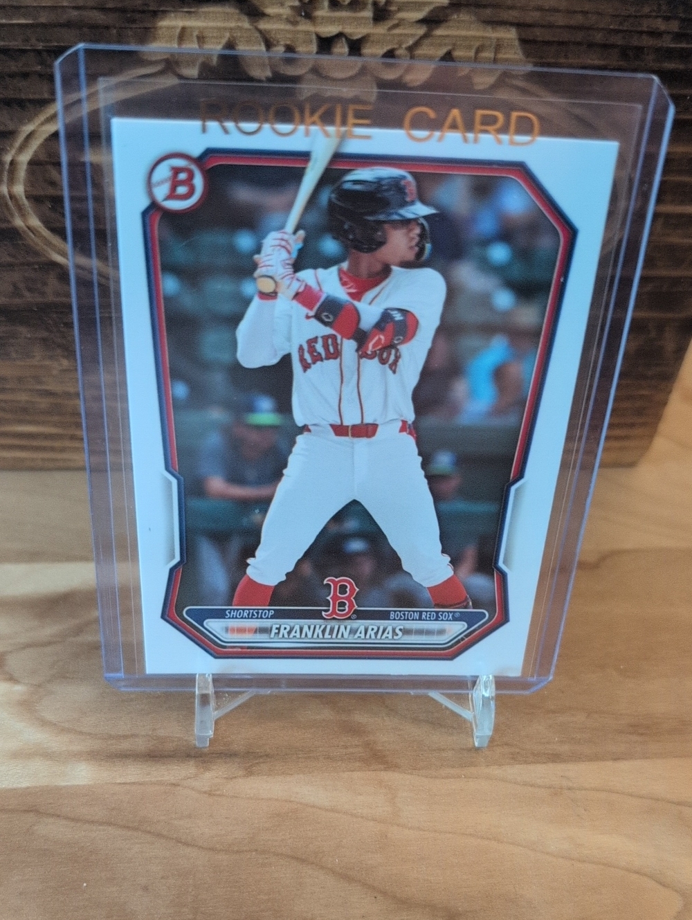 2026 Bowman Franklin Arias Prospect Rookie Card Red Sox